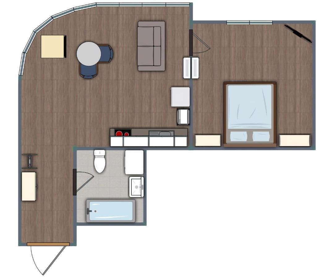 Gagarin Plaza Design Apartment Odessa Esterno foto